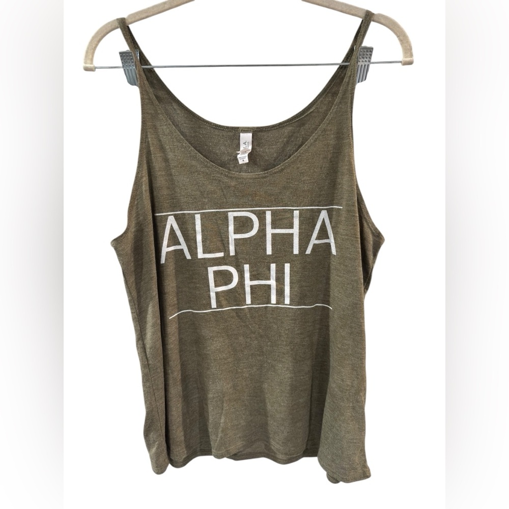 Alpha Phi Olive Tank Top
